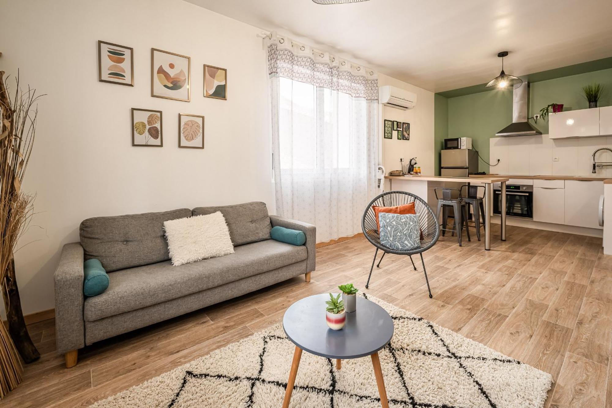 Cosy Green Clim Wifi Centre Ville 2 Pers Лезіньян-Корб'єр Екстер'єр фото